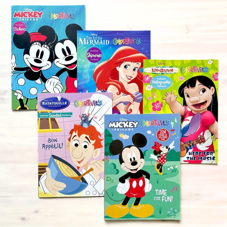 Disney Coloring and Activity groupshot
