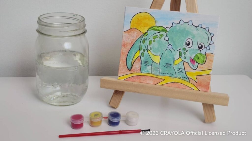 Watch video - Crayola Artist Creations to Paint